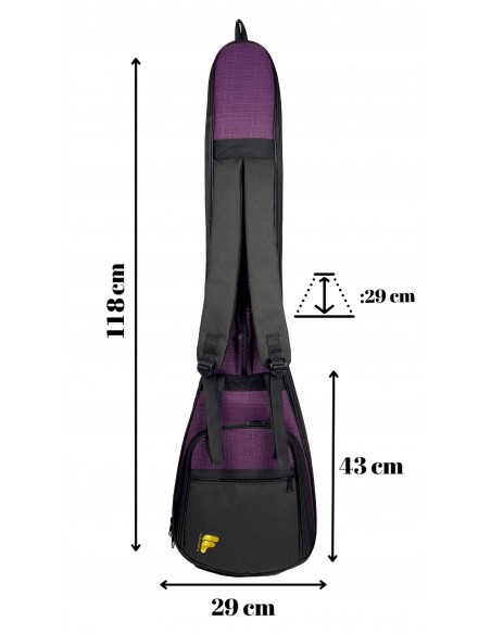Fortex 450 Serisi Uzun Sap Bağlama Çantası Bordo