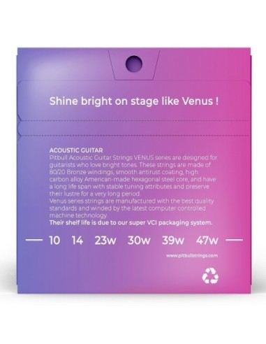 Pitbull VAG 10-47 SL Akustik Gitar Teli
