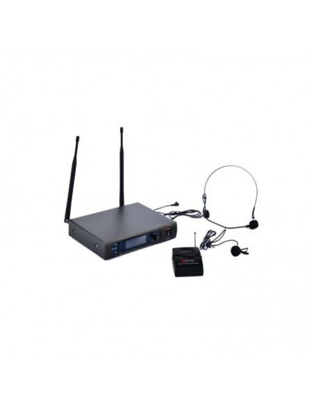 Mito UM-800Y UHF 80 Seçmeli Frekanslı Yaka + HeadSet Tipi Telsiz Mikrofon Seti