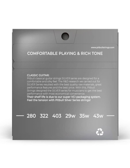 Pitbull SCG NT Klasik Gitar Teli