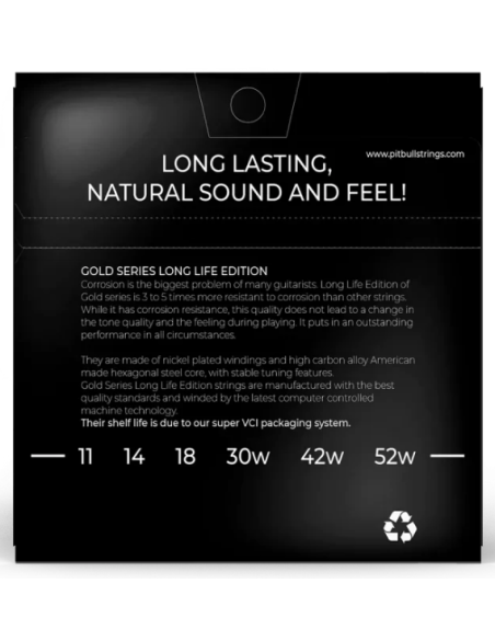 Pitbull LEG 11-52 MTHB Elektro Gitar Teli