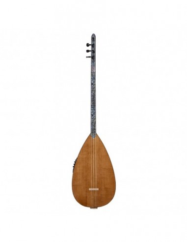 Ceviz Ağacı Gövde Sedef Klavye Kısa Sap EQ...