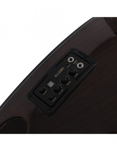 Ceviz Ağacı Gövde Sedef Klavye Kısa Sap EQ...