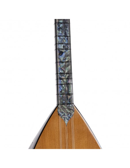 Çınar Ağacı Gövde Sedef Klavye Kısa Sap EQ Sistemli Bağlama