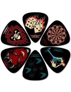 PERRİ'S LEATHER LVPV-4 6 li Gitar Penası