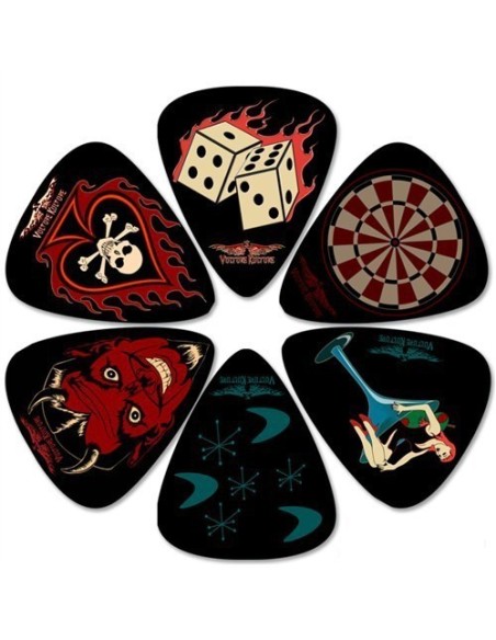 PERRİ'S LEATHER LVPV-4 6 li Gitar Penası