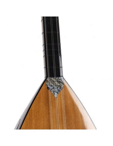 Çınar Ağacı Gövde Abanoz Burgu Kısa Sap Bağlama