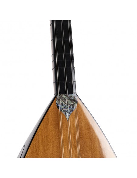 Çınar Ağacı Gövde Abanoz Burgu Kısa Sap Bağlama