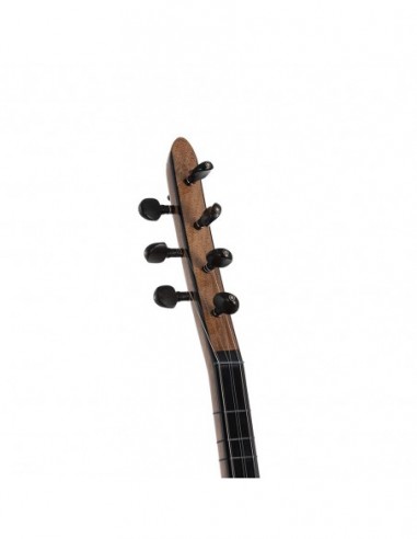 Çınar Ağacı Gövde Abanoz Burgu Kısa Sap Bağlama