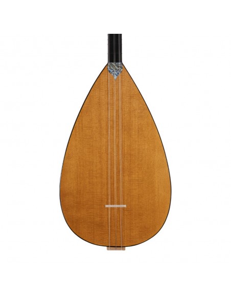 Çınar Ağacı Gövde Abanoz Burgu Kısa Sap Bağlama