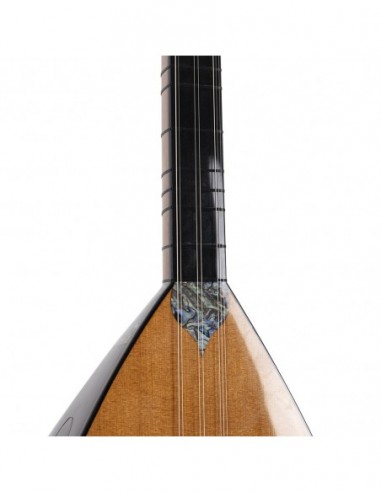 Çınar Ağacı Gövde Abanoz Burgu Kısa Sap Bağlama