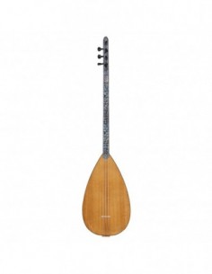 Çınar Ağacı Gövde Sedef Klavye Kısa Sap Bağlama