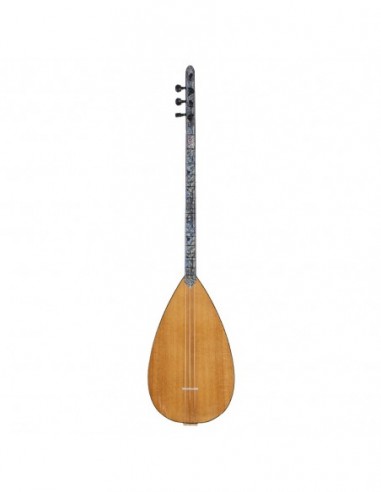 Çınar Ağacı Gövde Sedef Klavye Kısa Sap Bağlama