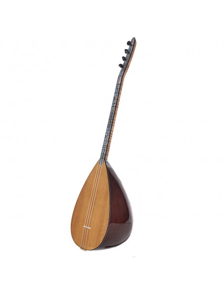 Çınar Ağacı Gövde Sedef Klavye Kısa Sap Bağlama