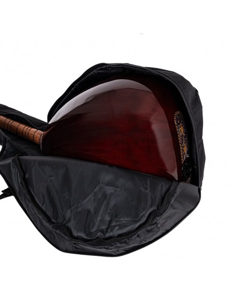 Çınar Ağacı Gövde Sedef Klavye Kısa Sap Bağlama