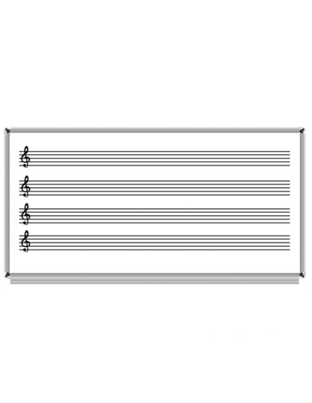 Nota Çizgili-Dizekli Yazı Tahtası 120*200