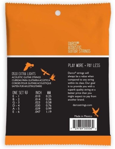 Martin Darco D510 Akustik Gitar Teli