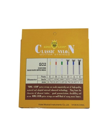 King Lion G02 Klasik Gitar Teli