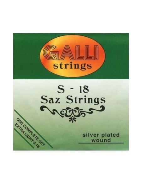 Galli S18 Bağlama Teli Kısa Sap